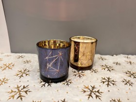 Χριστουγεννιάτικο ποτήρι με εγχάρακτο αστέρι